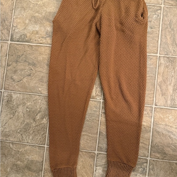 Nasty Gal Brown Knit Sweater and Pants Set - Picture 3 of 6
